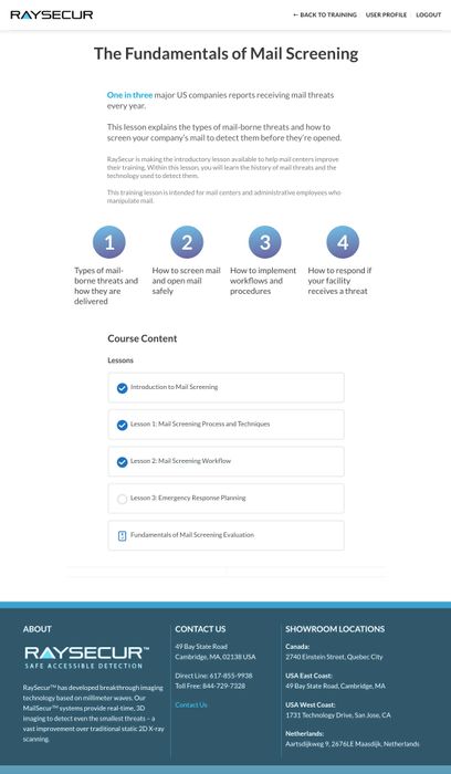 Mail Security Training Platform